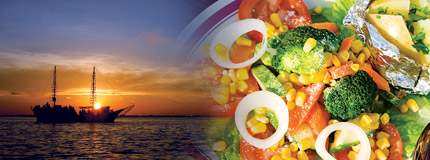 Cancún - Columbus The Lobster Dinner Cruise-Vegetariano