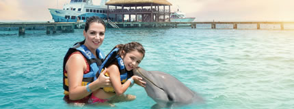 Isla Mujeres-Royal Garrafon+Dolphin Encounter