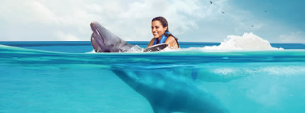 Isla Mujeres-Royal Garrafon+Dolphin Swim Adventure